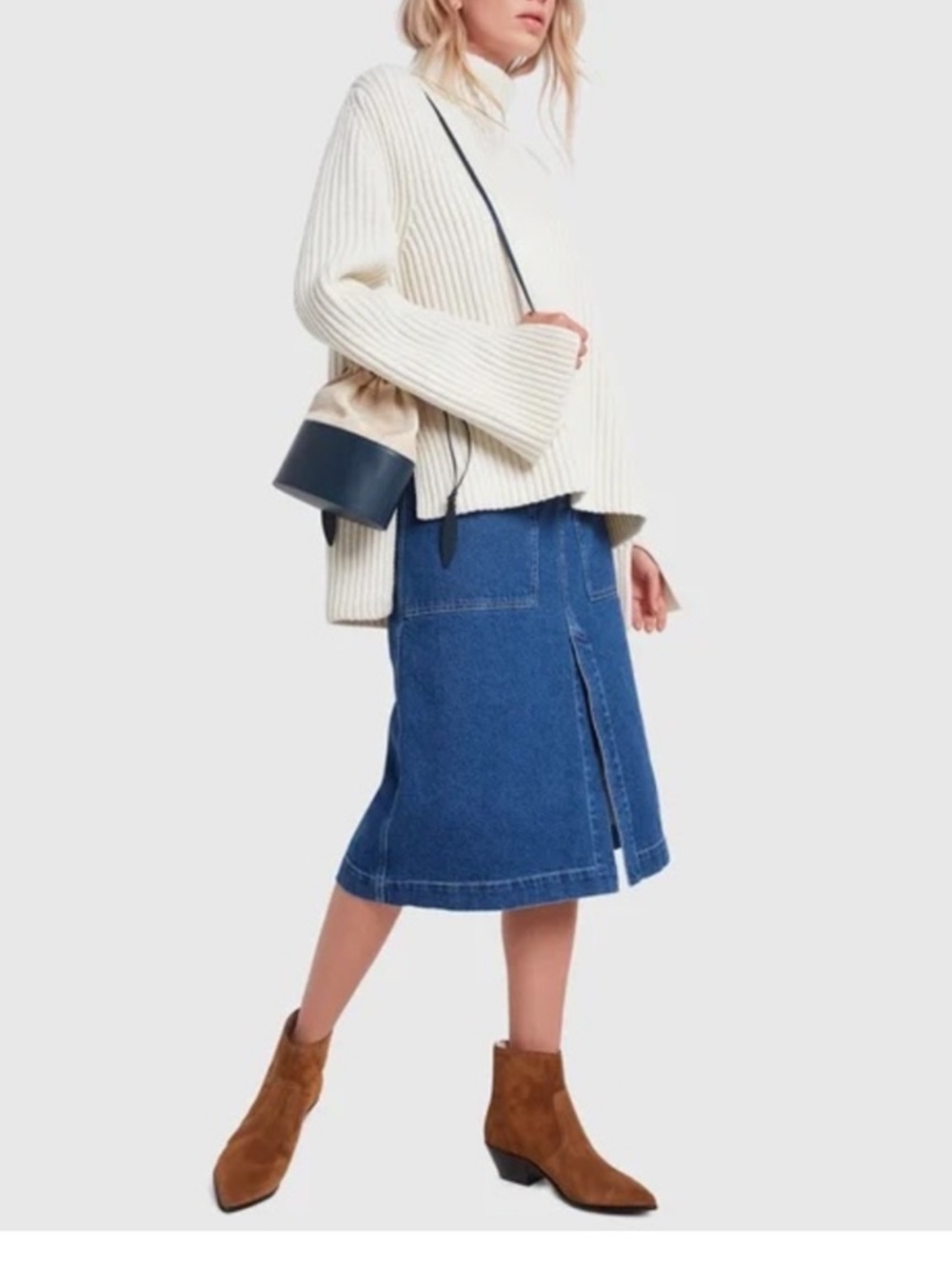 Loeffler Randall Joni Western
Suede Ankle Bootie - Picture 1 of 9